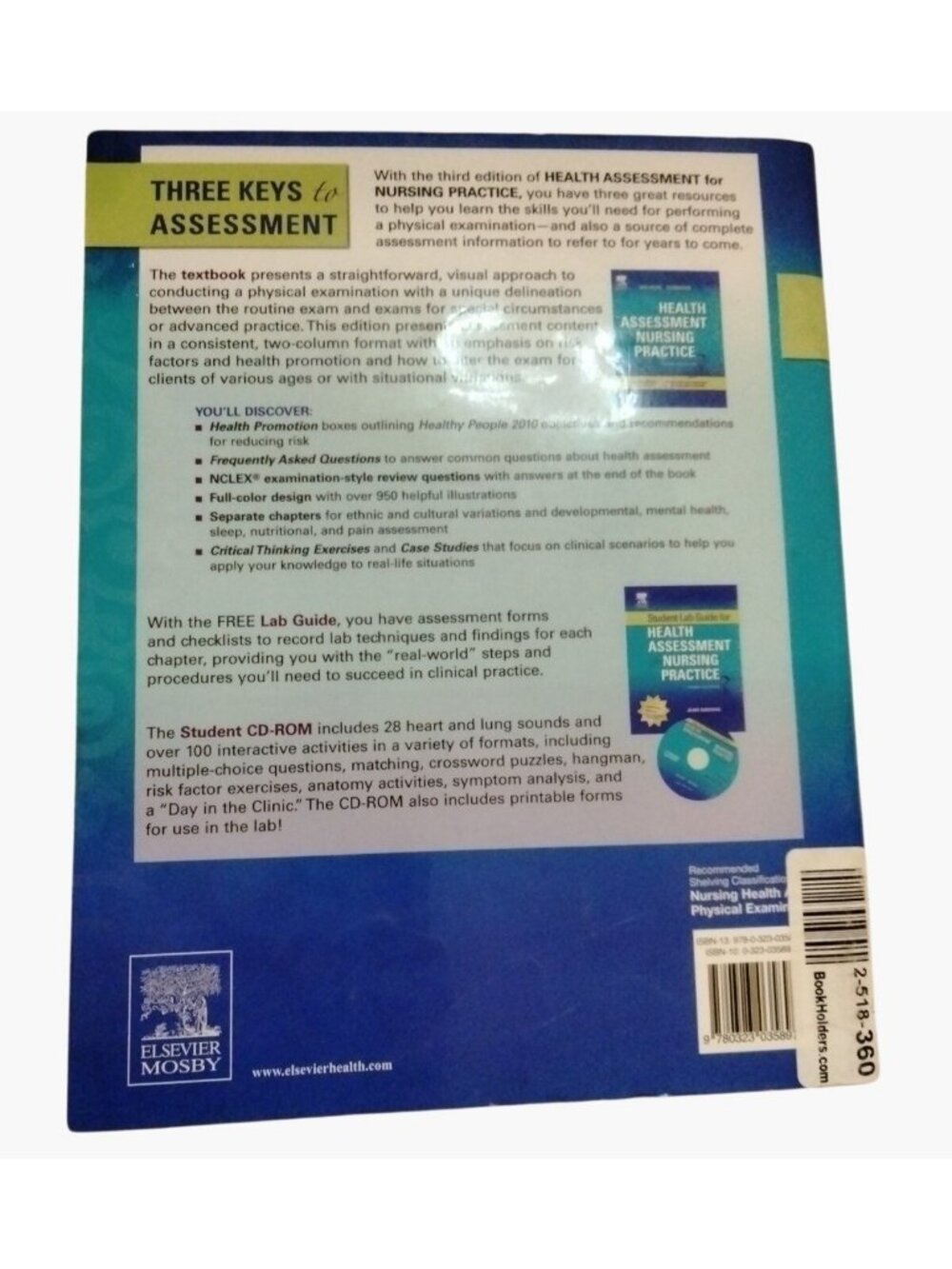 Student Lab Guide Health Assessment Nursing Practice 3rd Edition Jean Giddens - Picture 2 of 3